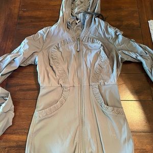 Lululemon gray zip up hoodie